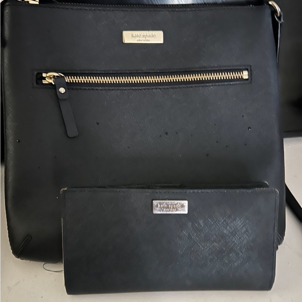 Kate Spade Black Crossbody Bag with Wallet